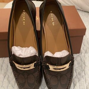 Coach loafers -signature logo new w tags size 9